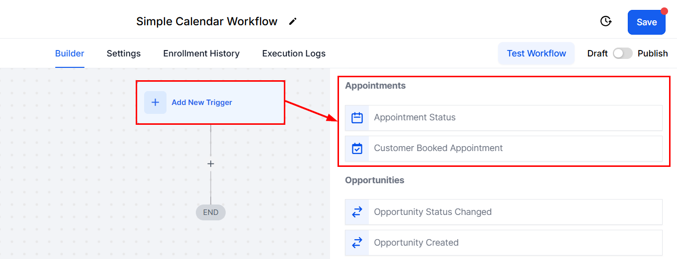 A Simple Calendar Workflow – figure 4