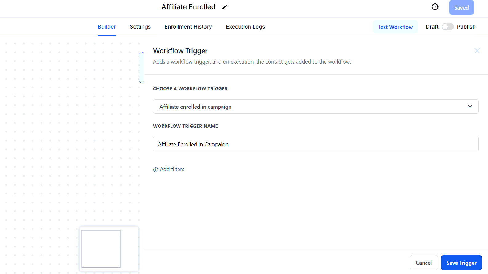 Affiliate Enrolled In Campaign Trigger – figure 4