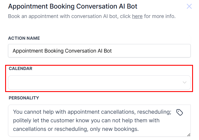 Appointment Booking Conversation AI Bot Action – figure 3