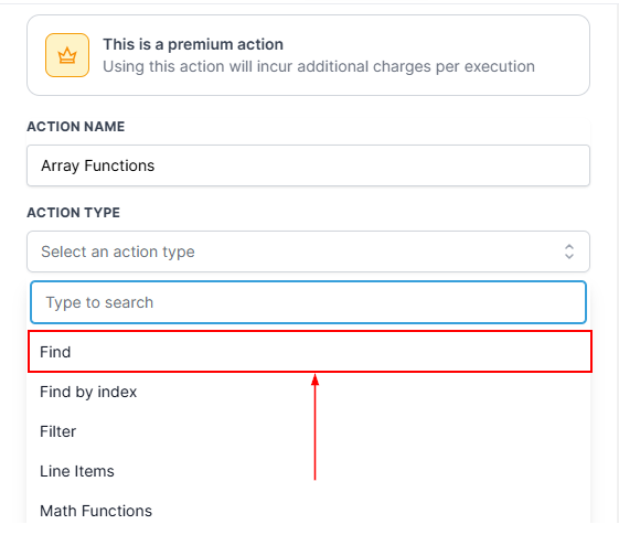 Array Functions Premium Action – figure 2