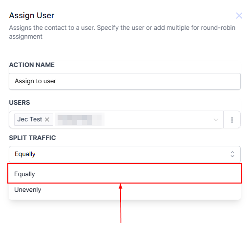 Assign To User Action – figure 4