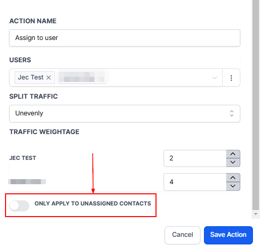 Assign To User Action – figure 6