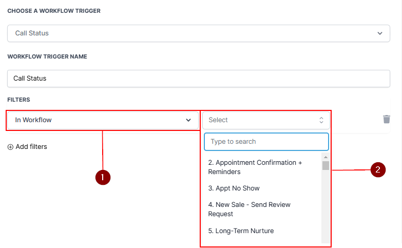 Call Status Trigger – figure 4