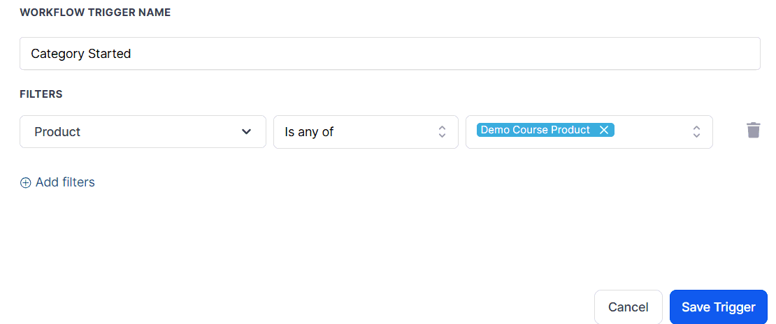 Category Started Trigger – figure 5
