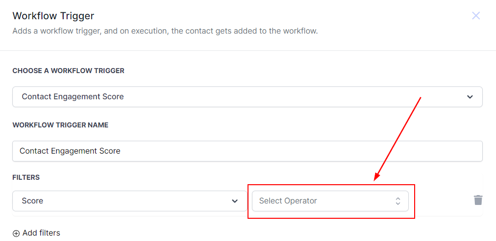 Contact Engagement Score Trigger – figure 2