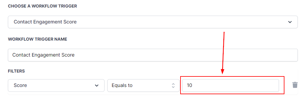 Contact Engagement Score Trigger – figure 3