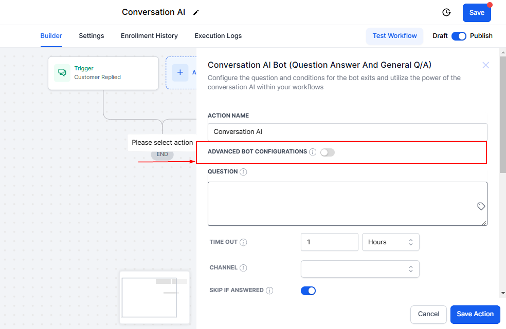 Conversation AI Action – figure 2