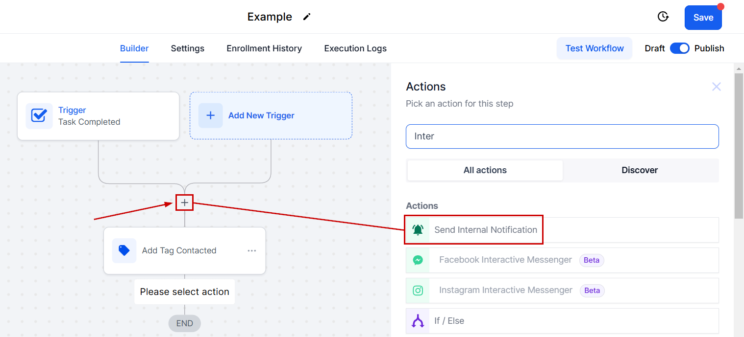 Create a Workflow with the Task Completed Trigger – figure 6