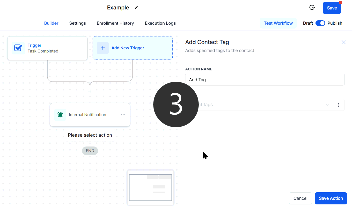 Create a Workflow with the Task Completed Trigger – figure 11