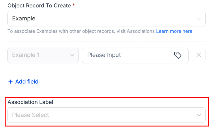 Create an Associated Record Action – figure 7