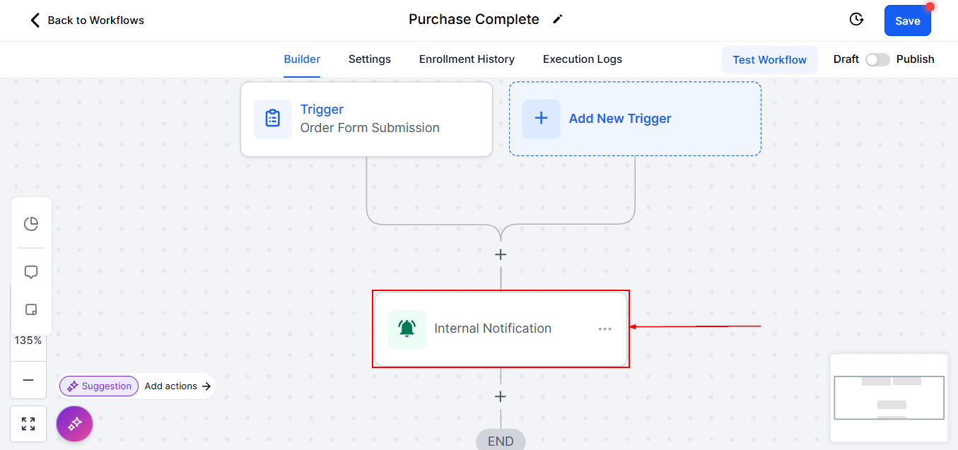 Create an Automation After A Purchase is Complete – figure 3