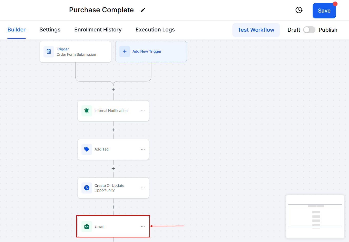 Create an Automation After A Purchase is Complete – figure 6