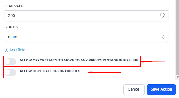 CreateUpdate Opportunity Action – figure 6