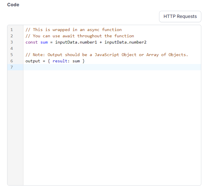 Custom Code Action – figure 4