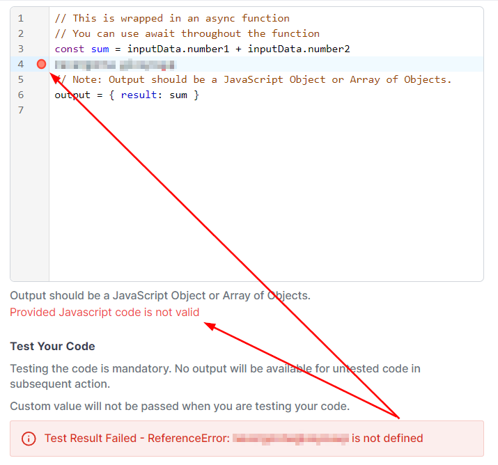 Custom Code Action – figure 8