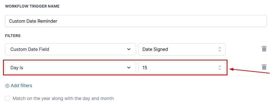 Custom Date Reminder Trigger – figure 5