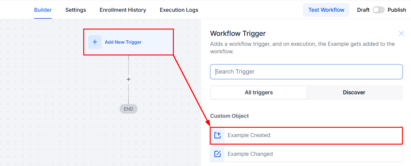 Custom Object Created Trigger – figure 2