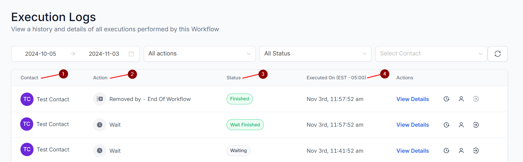 Execution Logs Tab – figure 8