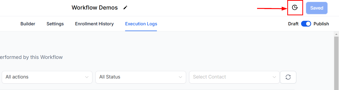 Execution Logs Tab – figure 11