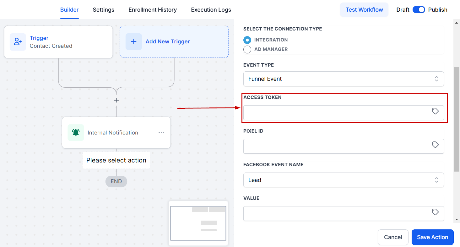Facebook Conversion API Action – figure 4