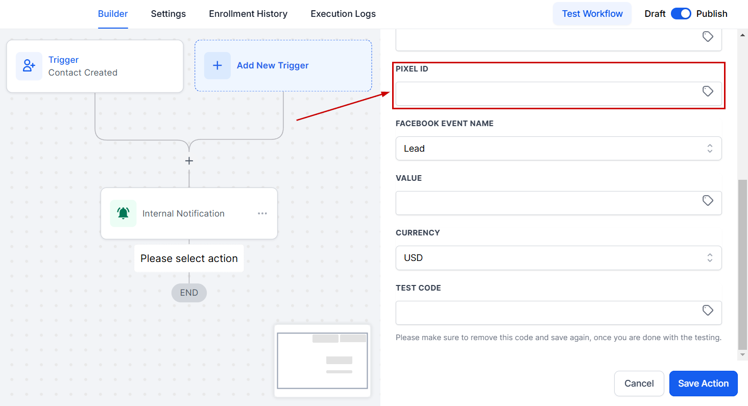 Facebook Conversion API Action – figure 5