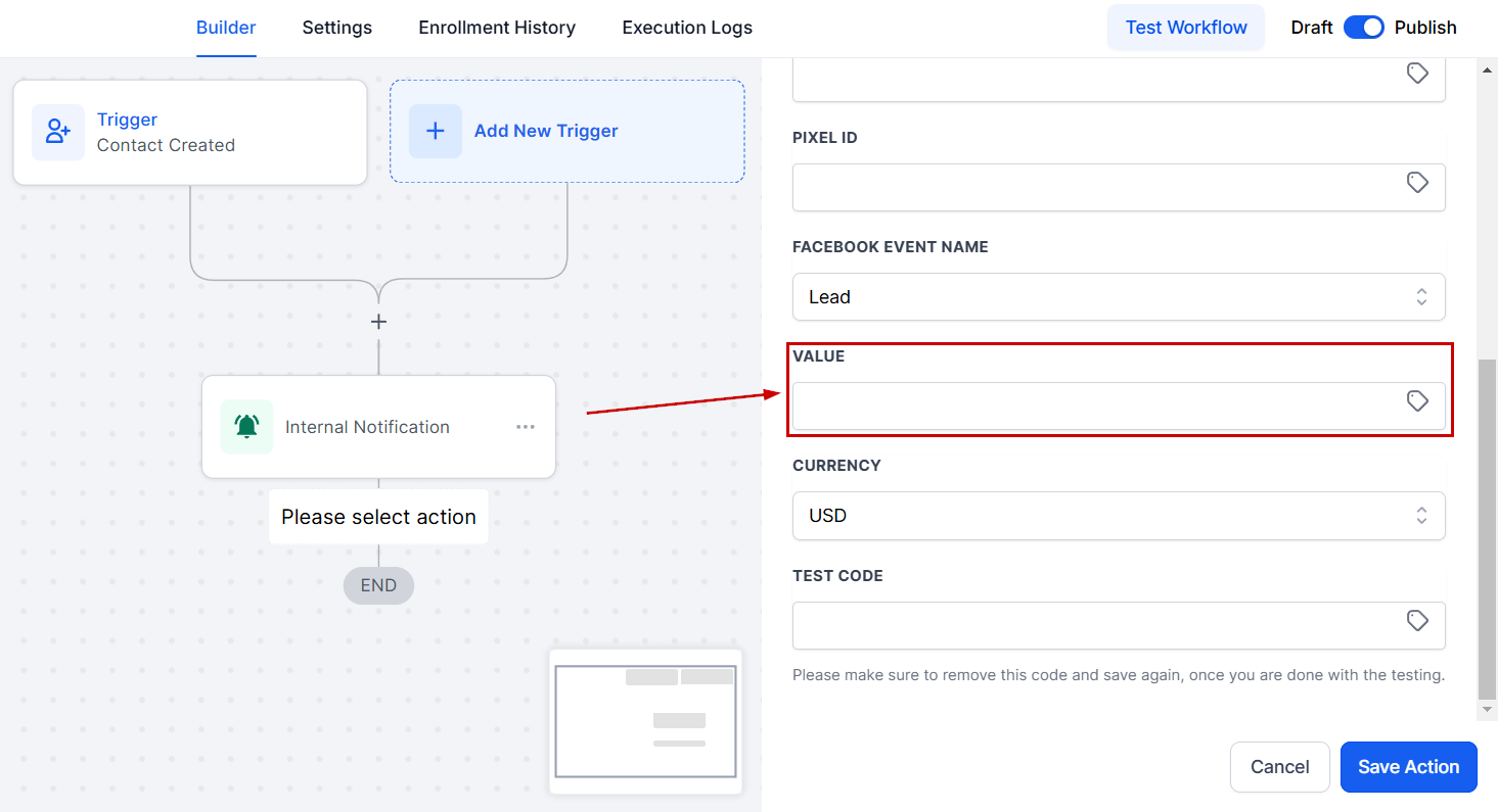 Facebook Conversion API Action – figure 7