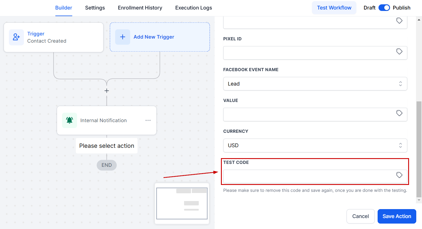 Facebook Conversion API Action – figure 9