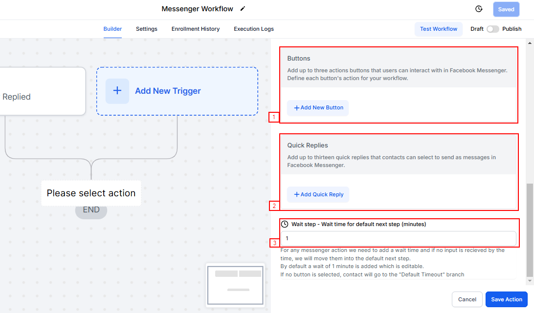 Facebook Interactive Messenger Action – figure 7