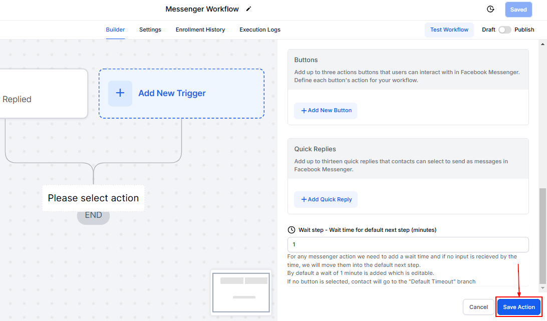 Facebook Interactive Messenger Action – figure 8