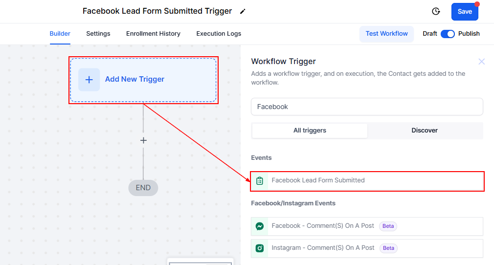 Facebook Lead Form Submitted Trigger – figure 1