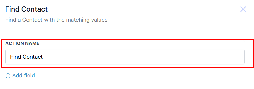 Find Contact Action – figure 2