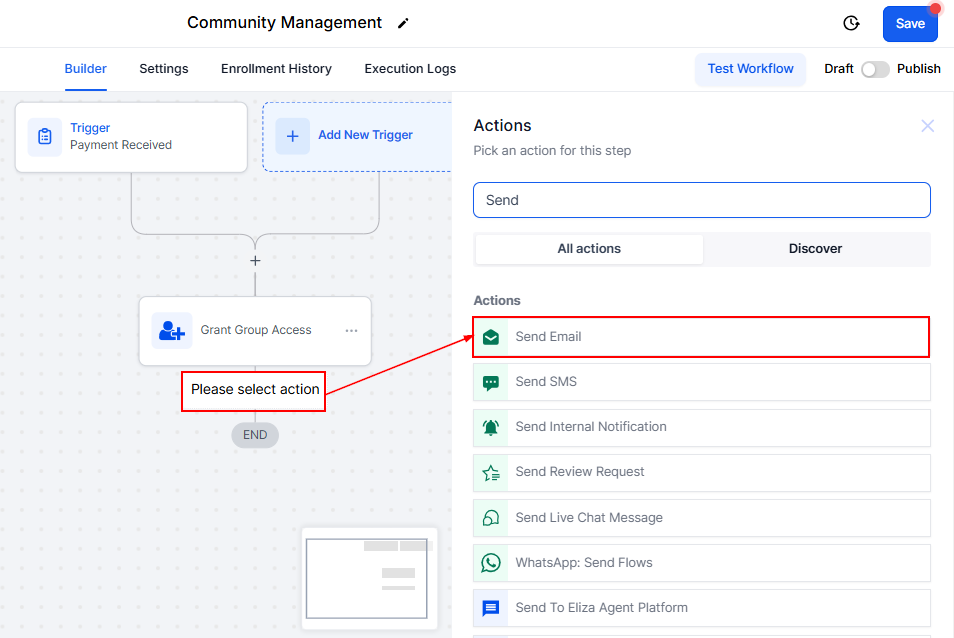 How to Automate Community Management with Workflow Trigger and Actions – figure 7