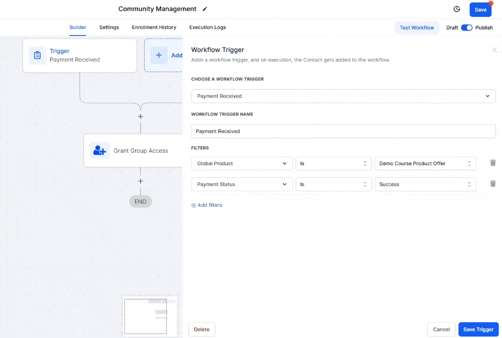 How to Automate Community Management with Workflow Trigger and Actions – figure 8