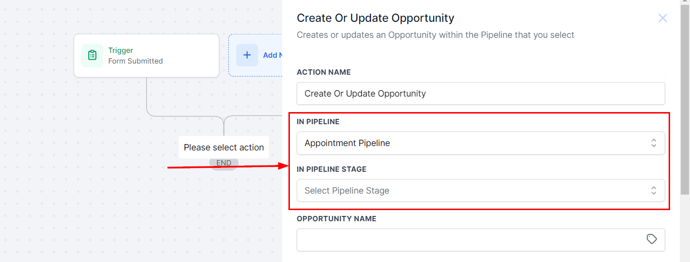 How to Display Form Submission Data in an Opportunity Card – figure 5