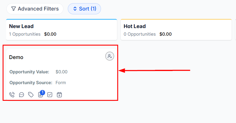 How to Display Form Submission Data in an Opportunity Card – figure 8