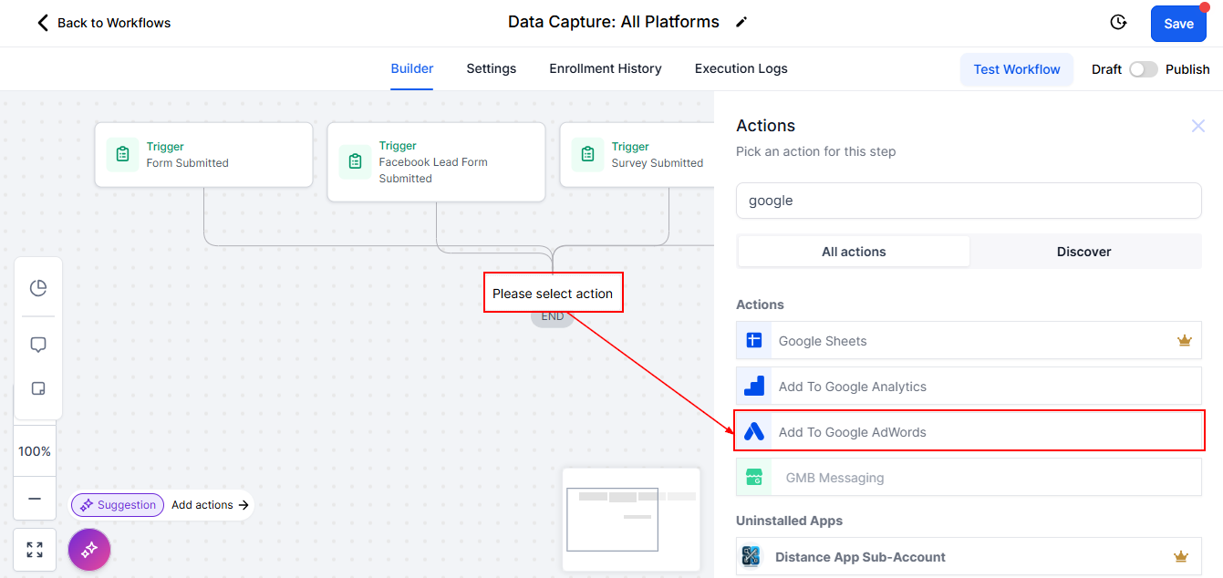 How to get a Conversion List for Google Ads in Workflows – figure 15