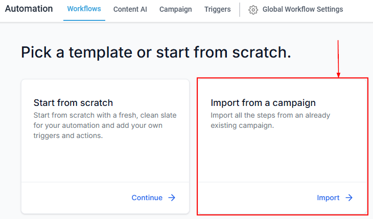 How to Integrate Your Campaigns Into Workflows – figure 3