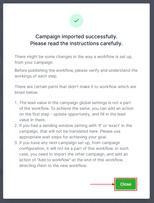 How to Integrate Your Campaigns Into Workflows – figure 5