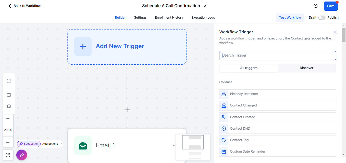 How to Integrate Your Campaigns Into Workflows – figure 6