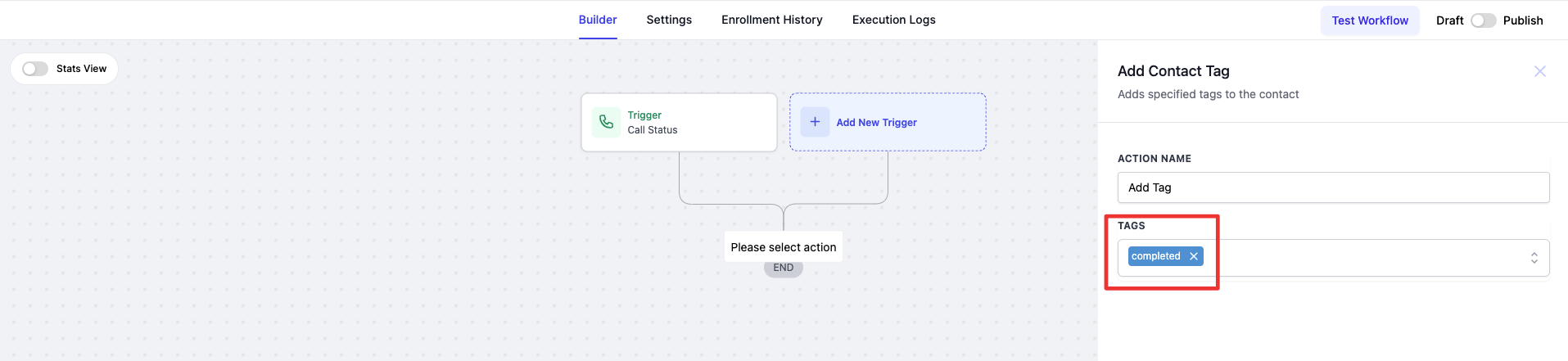 How to Mark Calls as Completed – figure 7