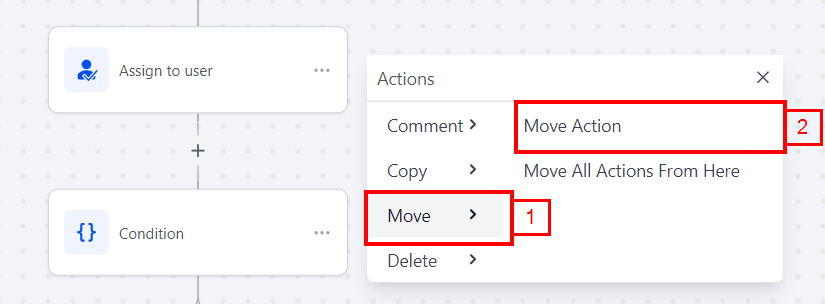 How to Rearrange Actions in Your Workflow Builder – figure 3