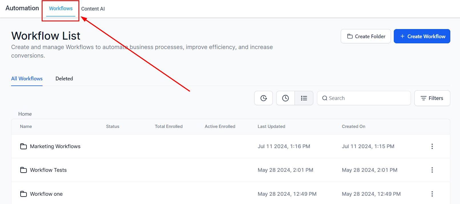 How to Restore Deleted Workflows – figure 1