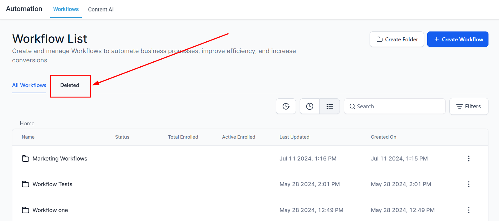 How to Restore Deleted Workflows – figure 2
