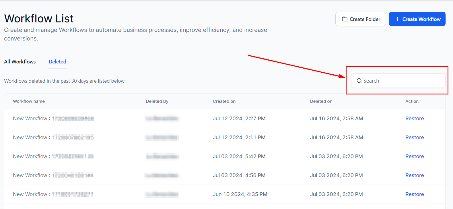 How to Restore Deleted Workflows – figure 4