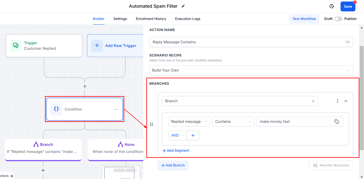 How to Set Up an Automated Spam Filter for Facebook Messenger – figure 5