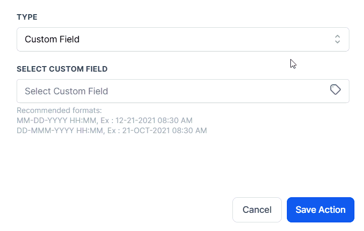 How to Use Opportunity Custom Fields in the Event Start Date Action – figure 5