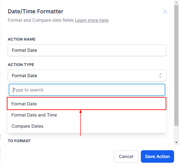 How to use the DateTime Formatter Premium Workflow Action – figure 2