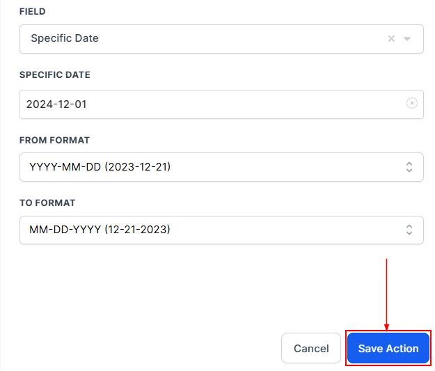 How to use the DateTime Formatter Premium Workflow Action – figure 8