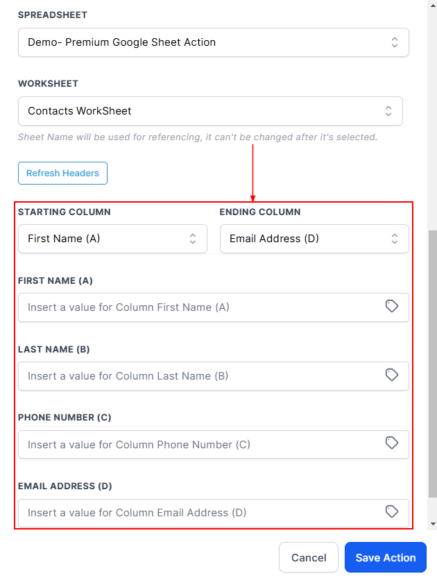 How To Use The Google Sheets Premium Workflow Action – figure 7