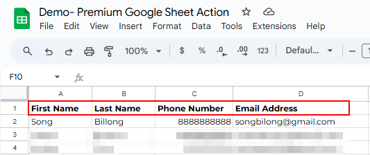 How To Use The Google Sheets Premium Workflow Action – figure 14
